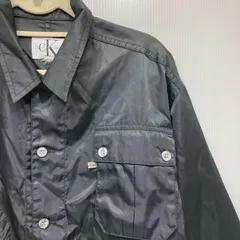 Calvin Klein カルバンクライン ナイロンシャツジャケット 36009 黒 ブラック