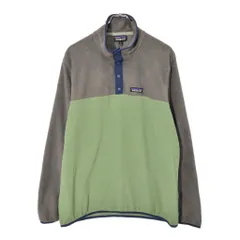 patagonia パタゴニア スナップT フリースジャケット アウトドア グリーン(メンズ L)中古 古着 X0195