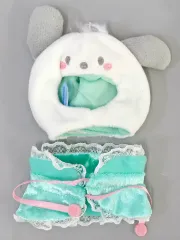 【中古】ぬいぐるみ ポチャッコ(レースケープ) plush costumer-プラッシュコスチューマー- ぬいぐるみ用衣装(S) 「サンリオキャラクターズ」