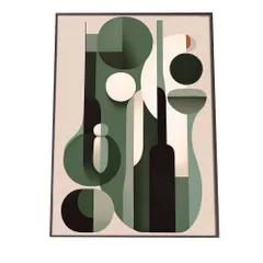 【B4サイズ（約25x36cm）】【si-poster-667】北欧 お洒落なポスター 選べる ポスター ノルディック 幾何学 アーティスト 図形 模様 パターン おしゃれ インテリア