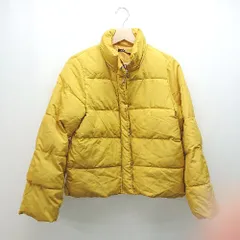 ◇ INGNI イング ジップアップ 中綿 秋冬 防寒 鮮やか 派手色 長袖 ブルゾン サイズM イエロー レディース E  【1309040043800】