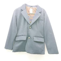 ◇ B:MING by BEAMS フロントボタン スリット 刺繍 フォーマル キッズ 長袖 ジャケット サイズ120 ネイビー メンズ E  【1309040042643】