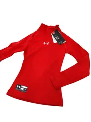 アンダーアーマー◆キッズ ジュニア UA コールドギア コンプレッションインナー 裏起毛 レッド