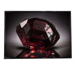 【A0サイズ（約84x119cm）】【si-poster-9】ガーネット 赤 天然石 ポスター インテリア フォト オシャレ アート モダン 横