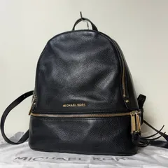 2512-21｜美品｜マイケルコース リュックサック レザー ブラック