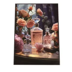 【A4サイズ（約21x30cm）】【si-poster-977】ポスター 香水 パフューム オーデコロン パルファンポスター インテリア おしゃれ ファッション 化粧品 女性 宝石