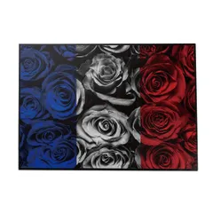 【A1サイズ（約59x84cm）】【yoko-poster-7005b】バラ 赤 花 ポスター フラワー アートプリント ポスター インテリア おしゃれ アート モダン シンプル お洒落 横