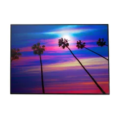 【A4サイズ（約21x30cm）】【yoko-poster-7037】海 サーフ ビーチ 海外 風景 レインボー アートプリント ポスター インテリア フォトおしゃれ 空 海 かわいい ナチュラル 自然 横