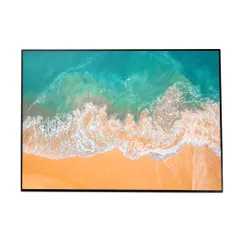 【A4サイズ（約21x30cm）】【yoko-poster-7040】海 サーフ ビーチ 海外 風景 夕暮れ アートプリント ポスター インテリア フォトおしゃれ 空 海 かわいい ナチュラル 自然 横