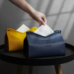 ティッシュケース ティッシュカバー ティッシュボックス 北欧 PVC レザー 車 コンパクト 箱ティッシュ おしゃれ 取り出しやすい 自宅用225588