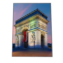 【A0サイズ（約84x119cm）】【yoko-poster-7044】モノトーン 景色 建物 街角 ビル ポスター インテリア フォト オシャレ アート モダン 縦