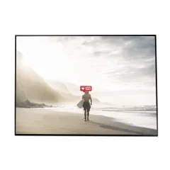 【B4サイズ（約25x36cm）】【yoko-poster-7080】サーフ サーファー ビーチ 海岸 西海岸 アートプリント ポスター インテリア おしゃれ アート モダン シンプル お洒落   特大 大きい 小さい 横