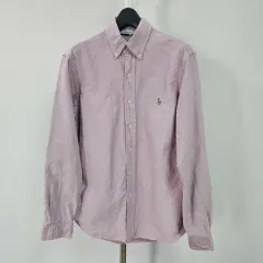 ラルフローレン ポロ S 95 チェック柄 シャツ M-長袖-326