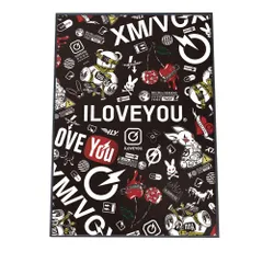 【B4サイズ（約25x36cm）】【yoko-poster-i010】クマ 熊 うさぎ ウサギ ぬいぐるみ アートプリント ポスター インテリア おしゃれ アート モダン シンプル お洒落   特大 大きい 小さい 縦