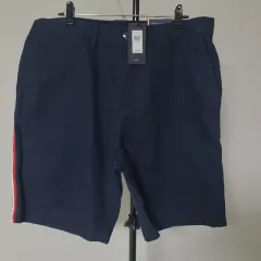 新品 Tommy Hilfiger トミーヒルフィガー 35 コットン パンツ ハーフパンツ M-パンツ-167