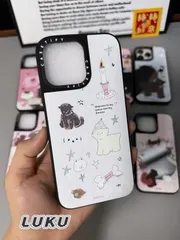 MagSafe対応 人気 キュート 笨笨芝士の部屋 ドリーミー iPhoneケース 鏡面 CASETiFY 耐衝撃 ケースティファイ スマホケース iPhone17/17Pro/16Pro/16/15/14/13/12 多機種対応