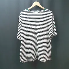 ◇ niko and … ニコアンド ボーダー柄 ゆったり カジュアル きれい 半袖 Tシャツ サイズM ブラック/ホワイト レディース E  【1309040063983】