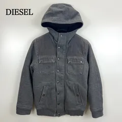 DIESEL 00s y2k archive sweat boa hoodie jacket S ディーゼル スウェット ボアフード 短丈ジャケット 希少 アーカイブ 平成