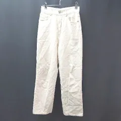 ◇ apres jour アプレジュール ステッチ 厚手 カジュアル シンプル オシャレ デニムパンツ サイズS ベージュ レディース E  【1309040068483】のサムネイル