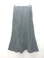 ◇ AZUL BY MOUSSY バックウエストゴム ファスナー マーメイド ロング タイト スカート サイズS ブラック レディース E  【1309040072084】