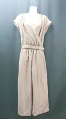 ◇ ANDJ ウエストゴム カシュクール風 ベルト付き オールインワン サイズM ブラウン レディース E  【1309040074811】のサムネイル