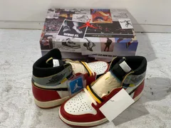[紫波80-4-0105st] [併売] UNION × Nike Air Jordan 1 Retro High OG Chicago/Shadow ユニオン × ナイキ エアジョーダン1 レトロ ハイ OG シカゴ シャドウ 28cm[中古] [メンズ]