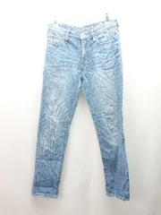 ◇ le.coeurblanc ルクールブラン チャックボタン閉め カジュアル デニムパンツ サイズ36 ブルー レディース E  【1309040077478】のサムネイル
