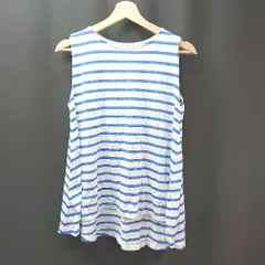 ◇ BEAUTY&YOUTHUNITEDARROWS ボーダー柄　クルーネック カットソー 表記なし ブルー レディース E  【1309040077409】