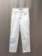 ◇ UNIQLO ユニクロ チャックボタン閉め カジュアル ポケット デニムパンツ サイズ23 ライトブルー レディース E  【1309040077249】