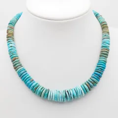M178 ターコイズ トルコ石 ネックレス シルバー デザイン 12月誕生石
