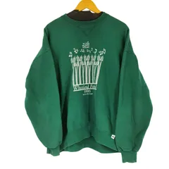 ラッセルアスレチック RUSSELL ATHLETIC 90S MADE IN USA 前V フロントプリント クルーネックスウェット メンズ JPN：XL 