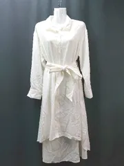 ◇ ◎ ROYALPARTY ロイヤルパーティー 綺麗め 大人 上品 ロング丈 ワンピース サイズF アイボリー レディース E  【1309040081444】