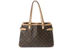 極美品 LOUIS VUITTON ルイヴィトン モノグラム バティニョールオリゾンタル ショルダーバッグ M51154 ブラウン 中古 4c076442