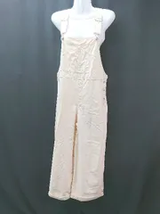 ◇ studio clip つなぎ オールインワン カジュアル メンズライク オーバーオール サイズFREE ベージュ レディース E  【1309040085008】