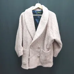 ◇ weaver ウィーバー ウール混合生地 フロントボタン 上品 冬物 シンプル 長袖 コート サイズM ピンク レディース E  【1309040088061】