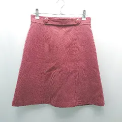 ◇ JILL STUART バックジップ 裏地あり かわいい シンプル ショート丈 台形 スカート サイズ2 パ＾プルピンク レディース E  【1309040087385】のサムネイル