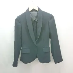 ◇ destyle THE SUIT COMPANY バックスリット ポリエステル100% 綺麗め 長袖 ジャケット サイズ38 ブラック レディース E  【1309040089068】