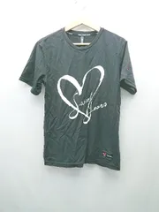 ◇ SY32 by SWEET YEARS ロゴプリント クルーネック コットン100% シンプル 半袖 Tシャツ サイズM ブラック レディース E  【1309040088825】