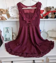 (axes femme アクシーズファム) チョコベリー レース コルセット ワンピース