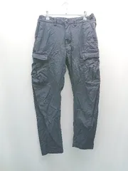 ◇ B:MING by BEAMS フロントファスナー カジュアル サイドベルト ストレートパンツ サイズS ネイビー メンズ E  【1309040092976】