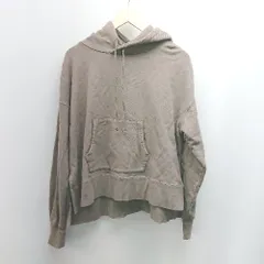 ◇ B:MING by BEAMS プルオーバー フーディ センターポケット スリット 長袖 パーカー サイズONE カーキ レディース E  【1309040092532】のサムネイル