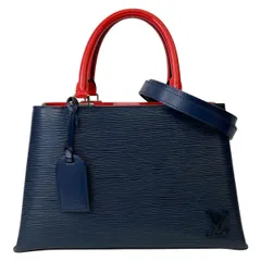 LOUIS VUITTON ルイ・ヴィトン エピ クレベールPM ハンドバッグ M53512 エピレザー ネイビー レッド  レディース ショルダーバッグ【中古】