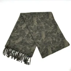 POLO RALPH LAUREN ポロラルフローレン マフラー ウール ナイロン 迷彩柄 カモフラ イタリア製 未使用　260105008