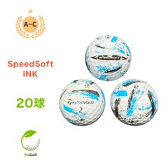 Used TaylorMade Speed ​​Soft Ink Blue Golf Balls (20 balls, AC rank) - ReGolf