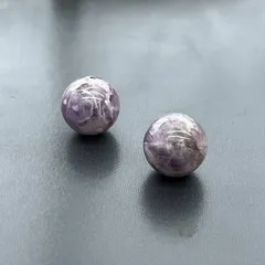 156:癒しと浄化★アメジスト 丸玉 14mm 2個セット 高品質 天然石 パワーストーン 浄化 開運 幸運 ヒーリング 癒し 安らぎ 邪気払い 厄除け 魔除け お守り 空間浄化 置物 インテリア 風水 スピリチュアル 運気上昇 財運 恋愛運 健康運 成功運