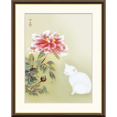 真作保証 小西寿生 墨絵 日本画 「兎(うさぎ)」 肉筆 サイン有り / 超