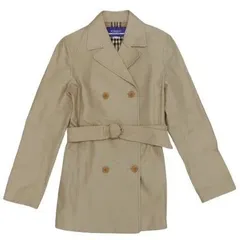 バーバリー ブルーレーベル トレンチコート サイズ38 ベージュ BURBERRY BLUE LABEL レディース (142)