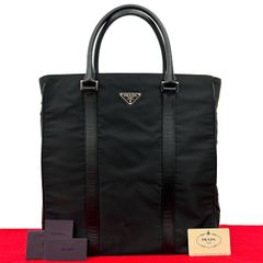 極 美品 希少品 PRADA プラダ 三角ロゴ サフィアーノ レザー 本革 2way