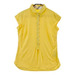 サイズ：M CALLAWAY キャロウェイ  半袖ポロシャツ ラインストーン  イエロー系 [240101591001] ゴルフウェア レディース ストスト