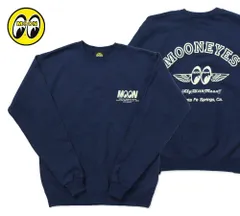 ムーンアイズ スウェットシャツ メンズ トレーナー おしゃれ かっこいい アメカジ 冬 秋 起毛 アメリカン MOONEYES Fly with MOON